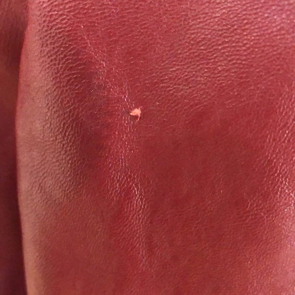 Vintage Excelled red/rust leather jacket with side pockets.  Size L - Picture 8 of 12